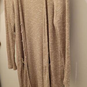 Women's Beige Sweater Cardigan
